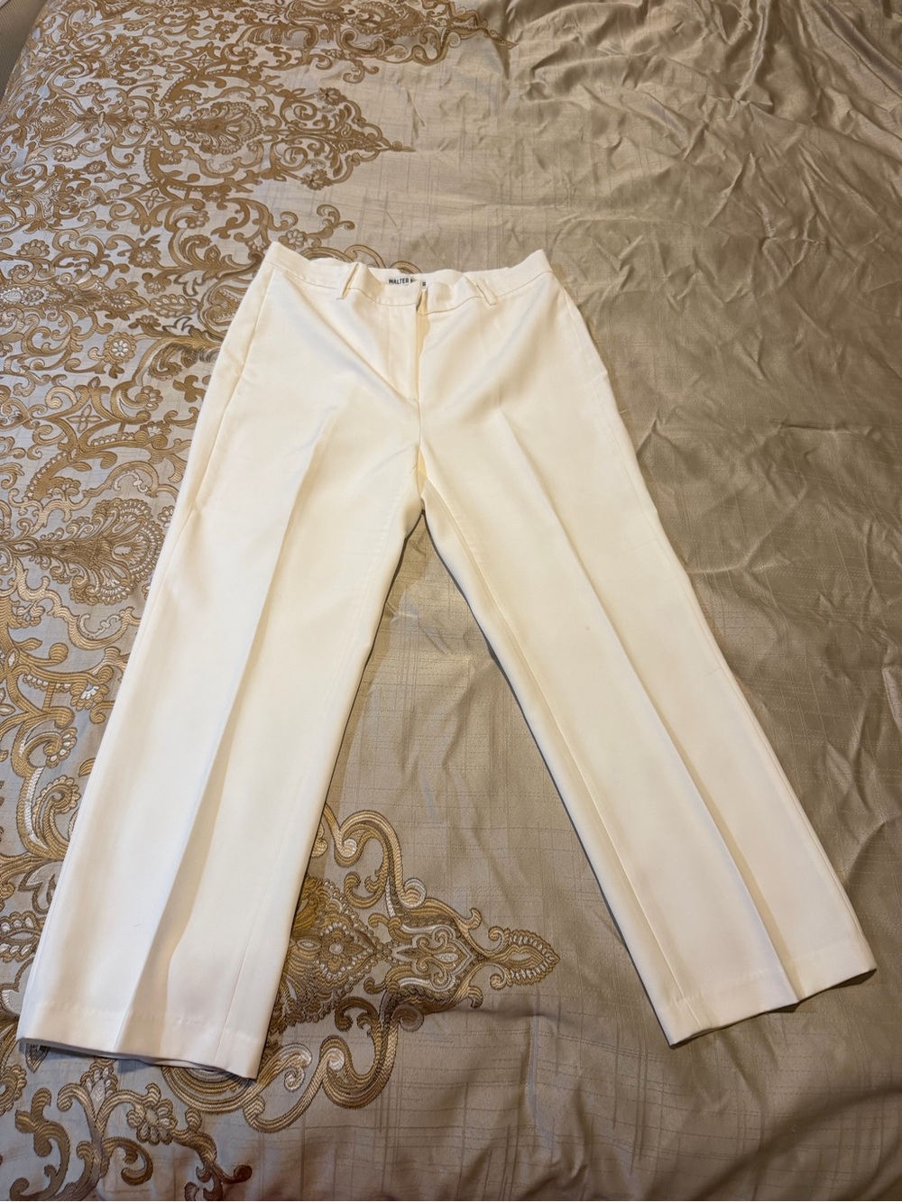 Walter Baker Cream High-Rise Trousers